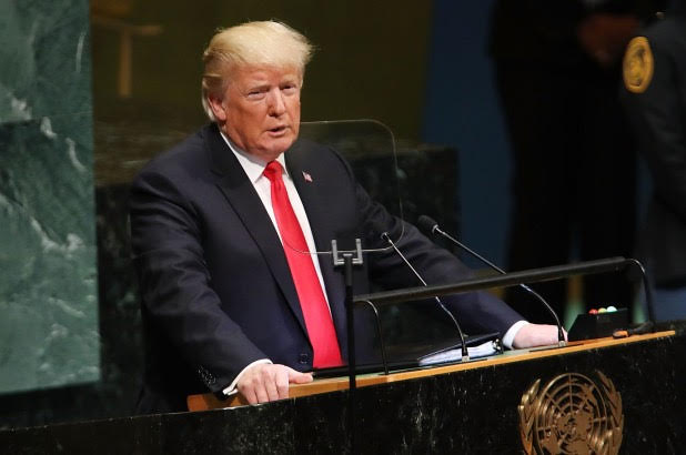 President Trump at UN