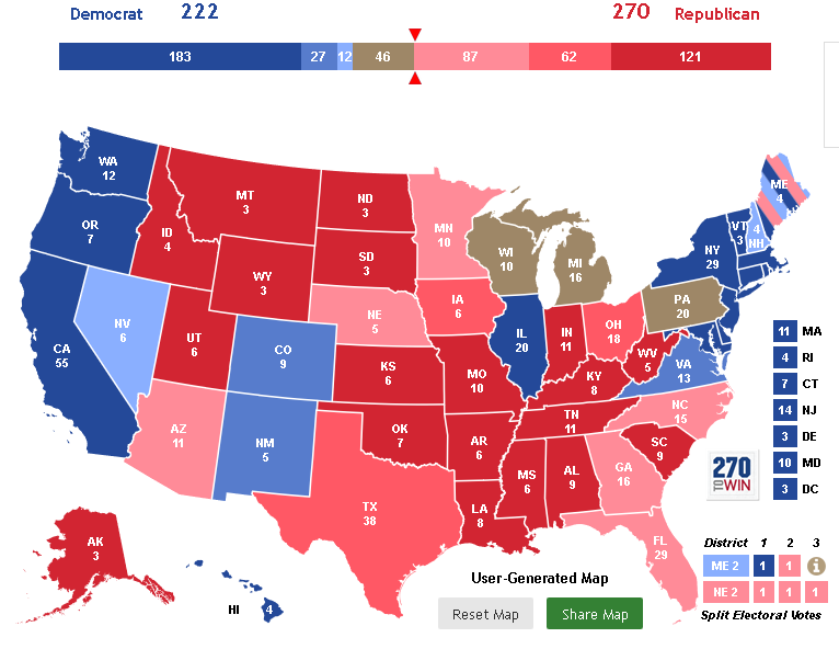 Trump 270 Map