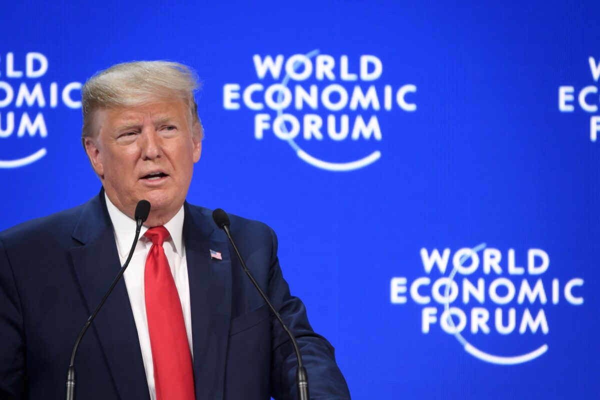 President Trump at Davos 2020Elites